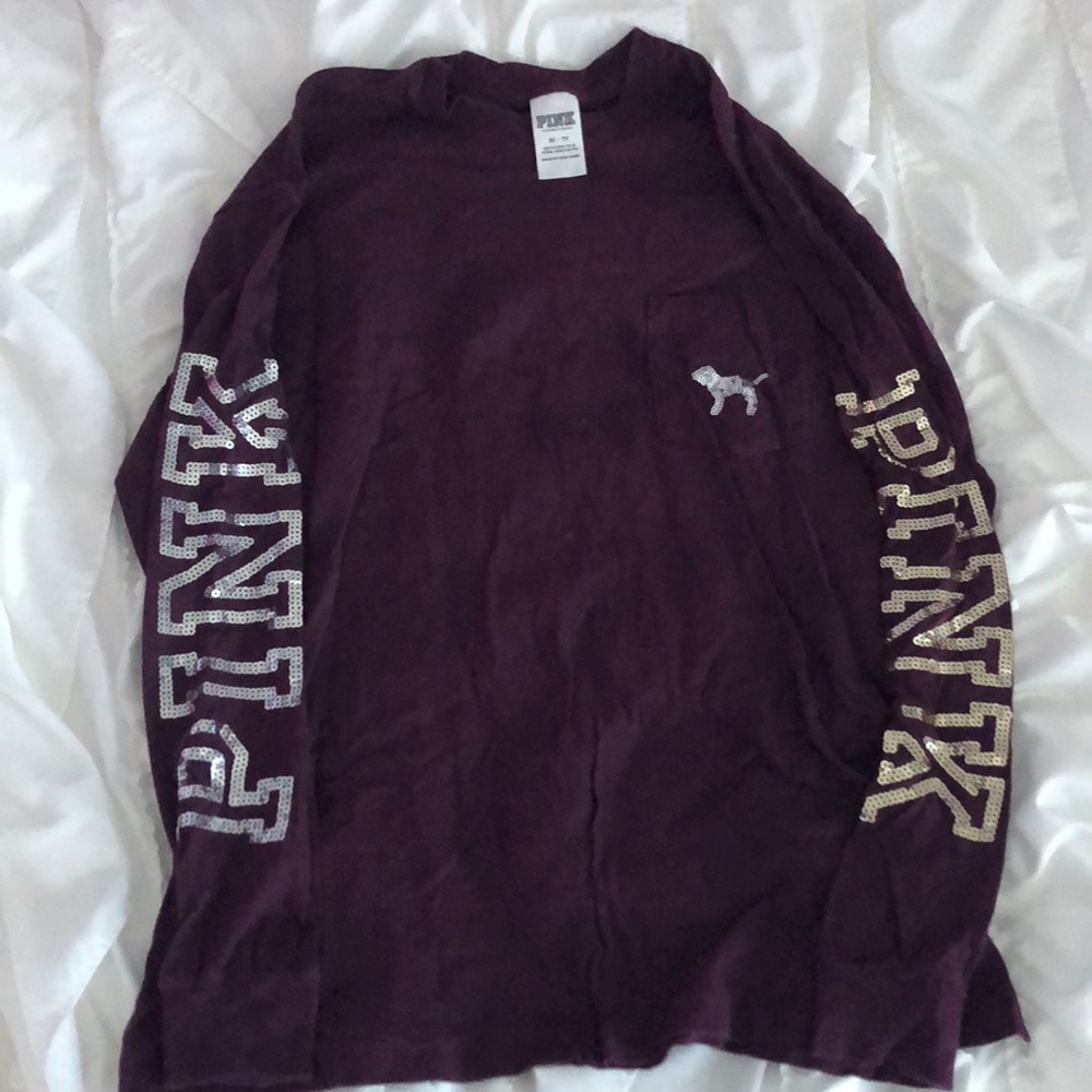 Victoria’s Secret Pink long sleeve cotton shirt - Picture 1 of 5